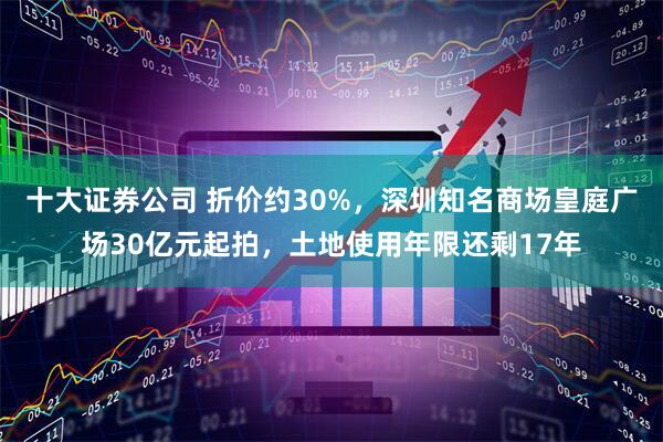 十大证券公司 折价约30%，深圳知名商场皇庭广场30亿元起拍，土地使用年限还剩17年