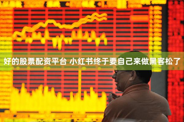 好的股票配资平台 小红书终于要自己来做黑客松了